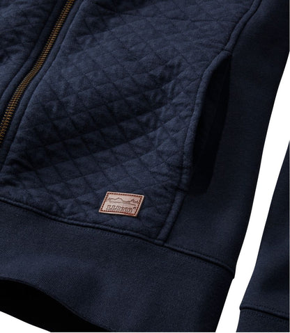 Women's Quilted Full-Zip Sweatshirt L.L.Bean Value