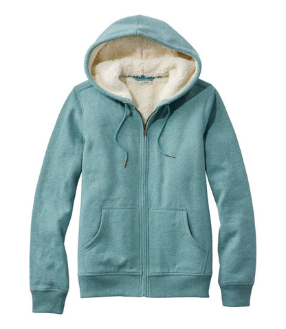 Women's L.L.Bean 1912 Sweatshirt, Sherpa-Lined Hoodie L.L.Bean Featured