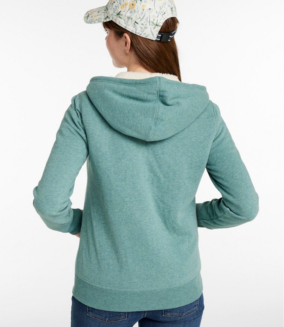 Women's L.L.Bean 1912 Sweatshirt, Sherpa-Lined Hoodie L.L.Bean Featured