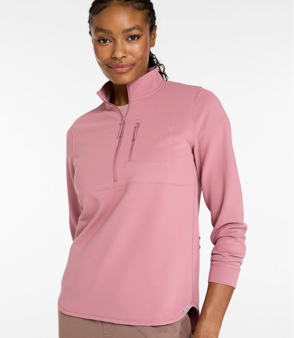 Women's VentureStretch Ottoman 1/4 Zip Pullover L.L.Bean Popular