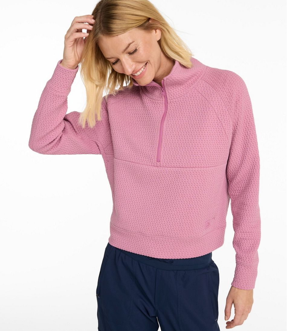 Women's Ridgeknit Half-Zip Pullover, Oversized L.L.Bean Best Seller