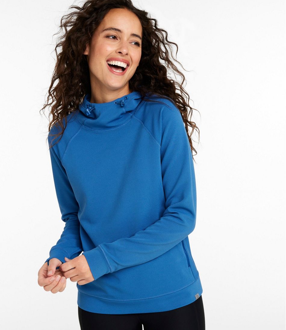 Women's VentureStretch Ottoman-Rib Hoodie L.L.Bean Top Pick
