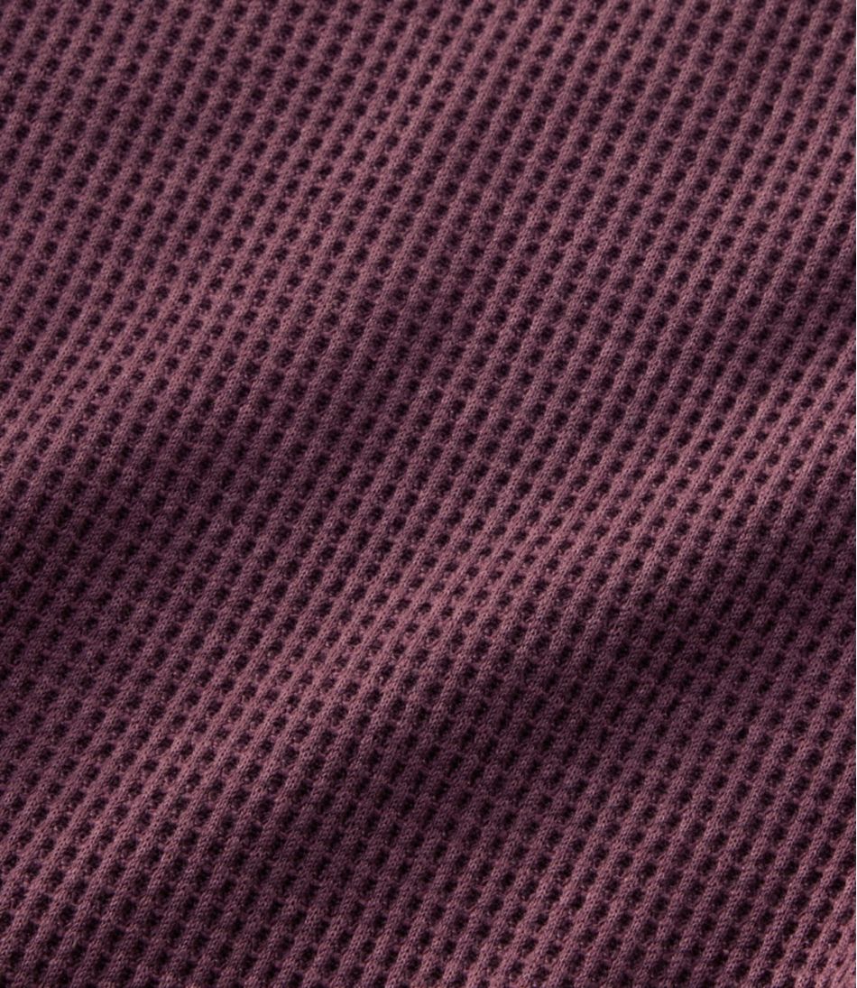 Women's Birchwood Brushed Waffle Top, V-Neck L.L.Bean Classic