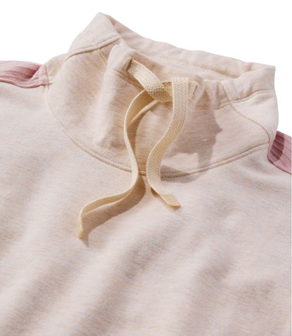 Women's Bean's Cozy Mixed Knits Pullover, Colorblock L.L.Bean Value
