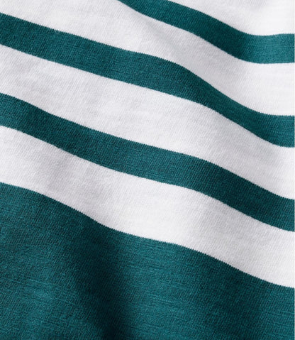 Women's Peaks Island Crewneck, Stripe L.L.Bean Premium