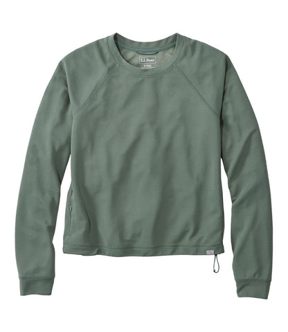 Women's VentureStretch Ottoman-Rib Pullover, Cropped L.L.Bean Best Seller