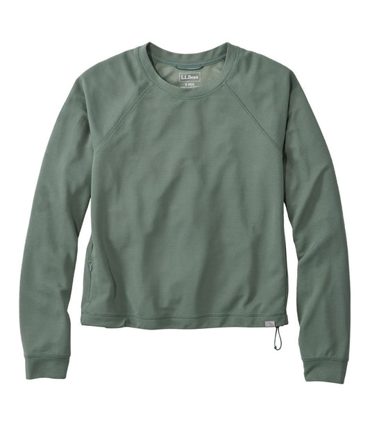 Women's VentureStretch Ottoman-Rib Pullover, Cropped L.L.Bean Best Seller