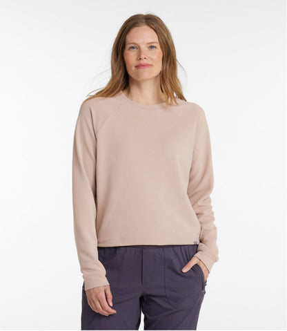 Women's VentureStretch Ottoman-Rib Pullover, Cropped L.L.Bean Best Seller