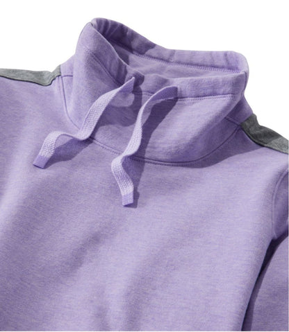 Women's L.L.Bean Cozy Mixed-Knit Pullover, Colorblock L.L.Bean Recommended