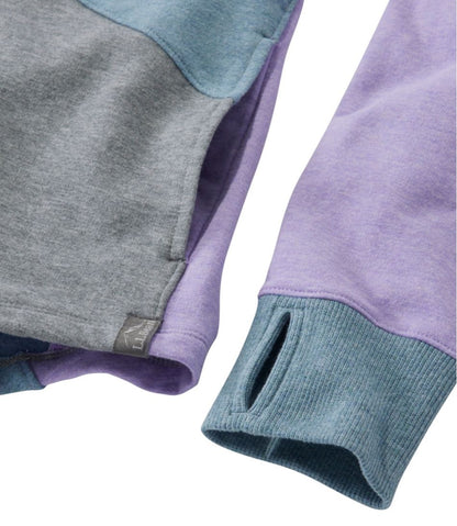 Women's L.L.Bean Cozy Mixed-Knit Pullover, Colorblock L.L.Bean Recommended