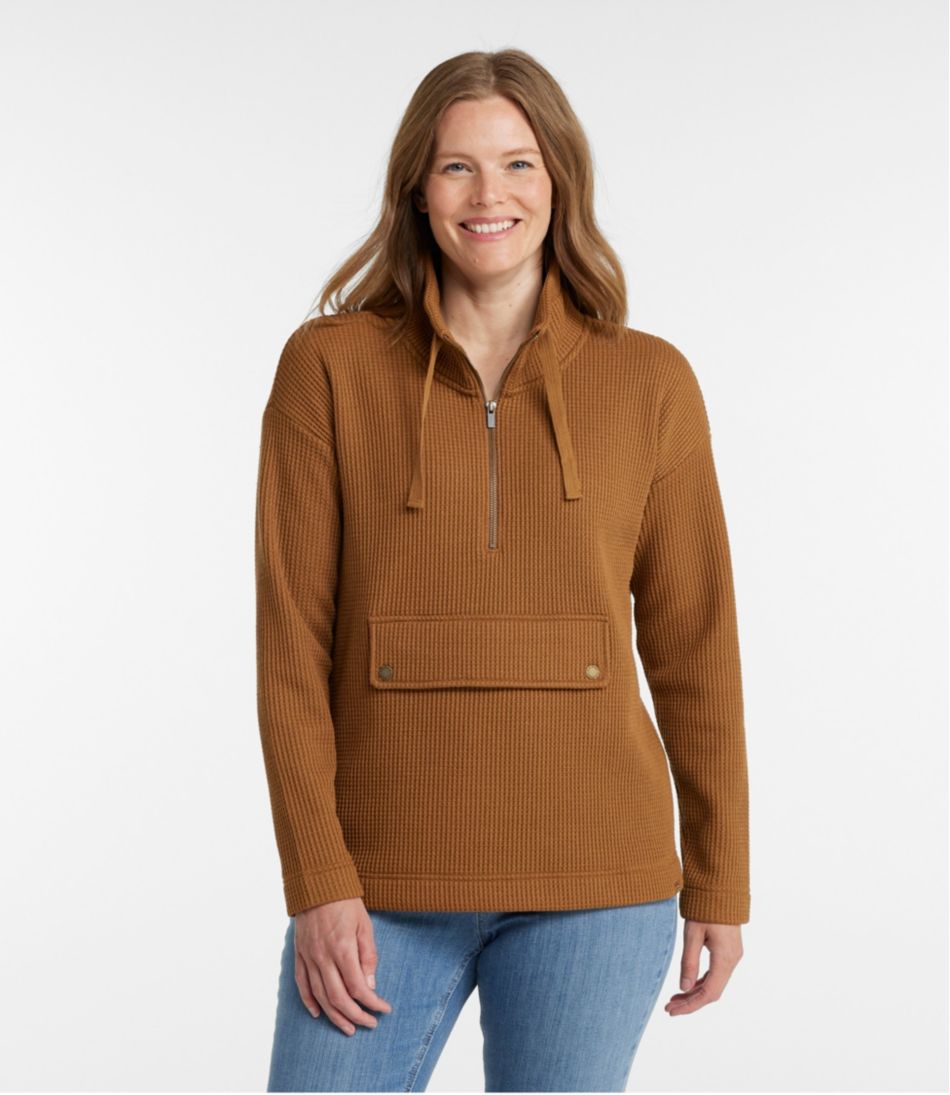 Women's Birchwood Brushed Waffle Anorak L.L.Bean Classic