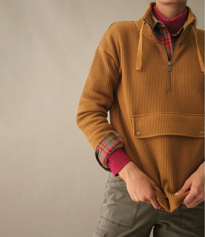 Women's Birchwood Brushed Waffle Anorak L.L.Bean Classic