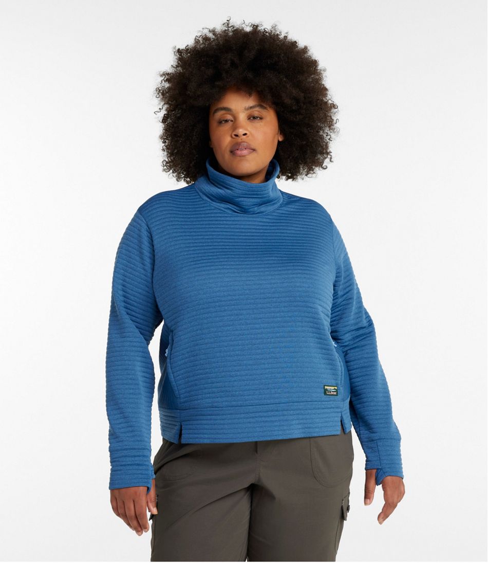 Women's Airlight Pullover, Funnelneck L.L.Bean New