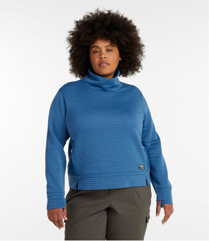 Women's Airlight Pullover, Funnelneck L.L.Bean New