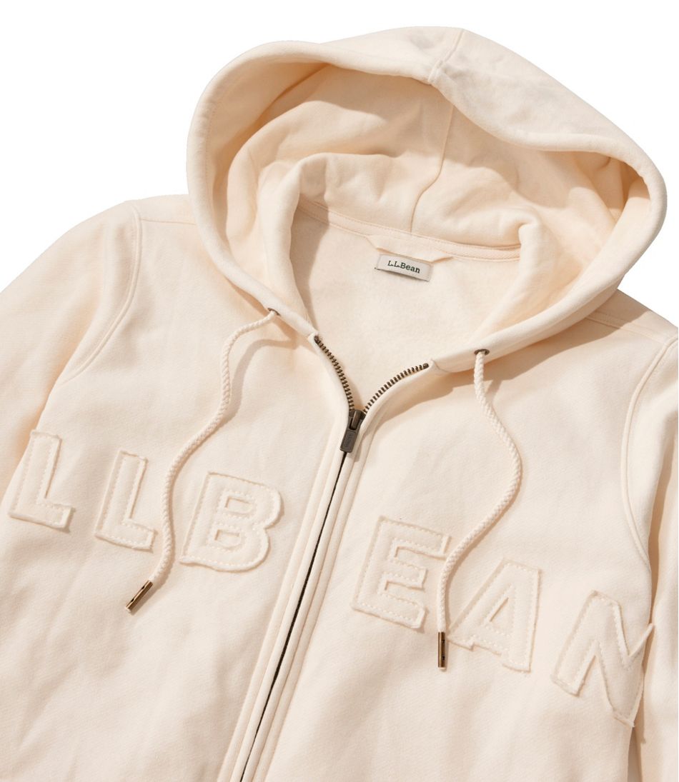 Women's L.L.Bean 1912 Sweatshirt, Full-Zip Hooded Logo L.L.Bean Featured