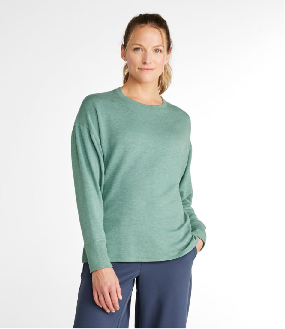 Women's SoftFlex Crewneck Dolman Sleeve Pullover L.L.Bean Trending