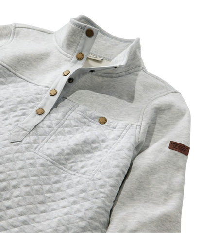 Women's Quilted Sweatshirt, Mockneck Tunic L.L.Bean Top Pick