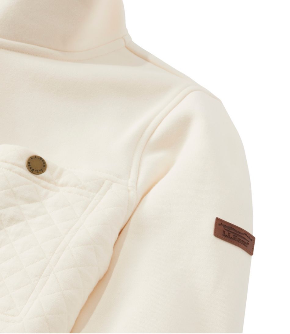 Women's Quilted Sweatshirt, Mockneck Tunic L.L.Bean Top Pick