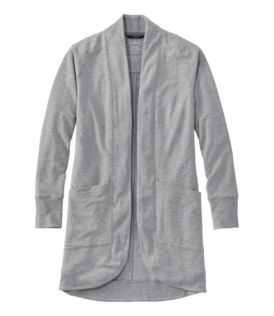 Women's SoftFlex Long Open Cardigan L.L.Bean Recommended
