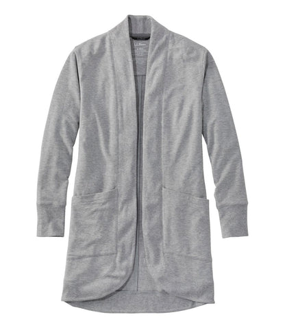Women's SoftFlex Long Open Cardigan L.L.Bean Recommended