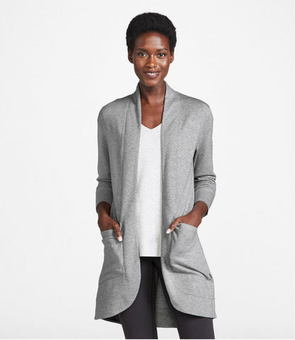 Women's SoftFlex Long Open Cardigan L.L.Bean Recommended