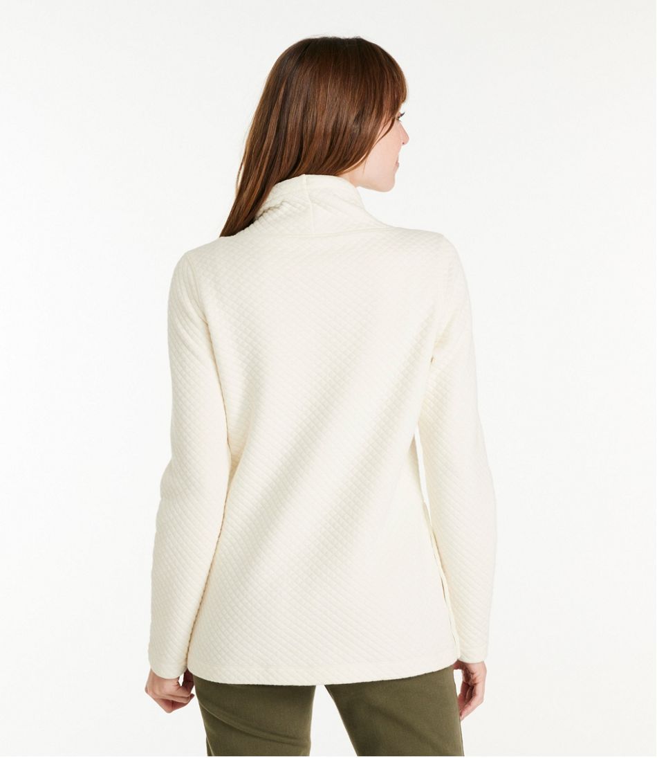Women's SoftLight Quilted Top, Funnelneck Pullover L.L.Bean Classic