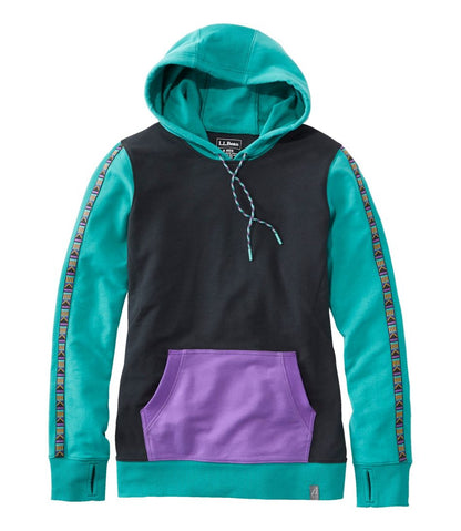 Women's Bean's Cozy Camp Hoodie, Colorblock L.L.Bean Everyday