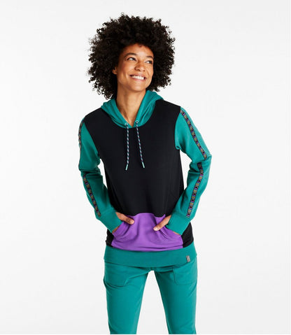 Women's Bean's Cozy Camp Hoodie, Colorblock L.L.Bean Everyday