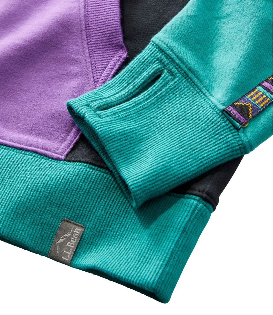 Women's Bean's Cozy Camp Hoodie, Colorblock L.L.Bean Everyday