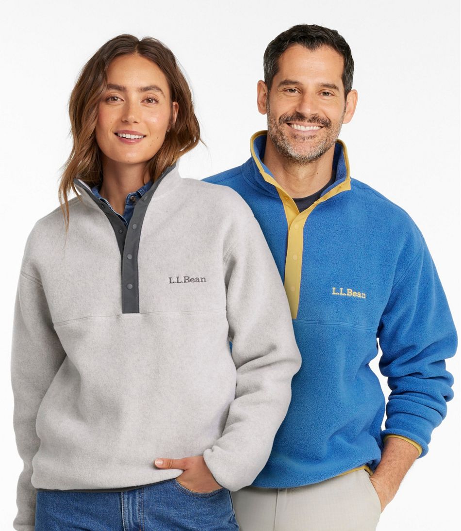 Adults' Bean's Classic Fleece Pullover L.L.Bean Premium