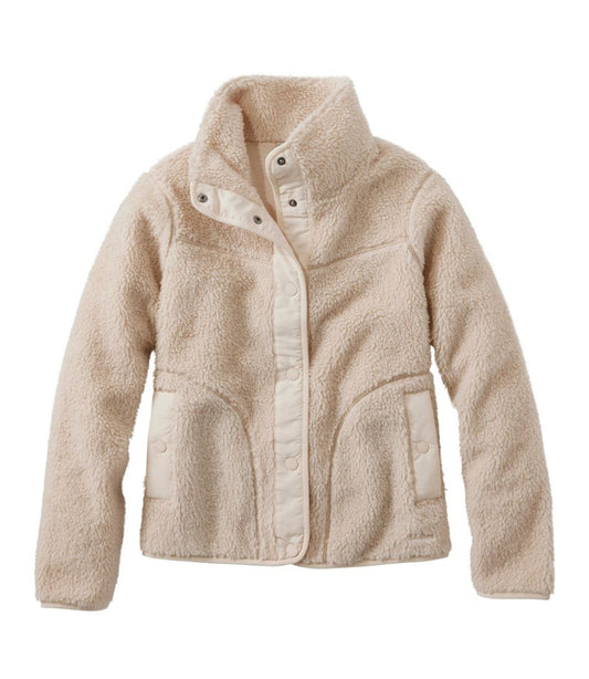 Women's Bean's Sherpa Fleece Jacket L.L.Bean Popular