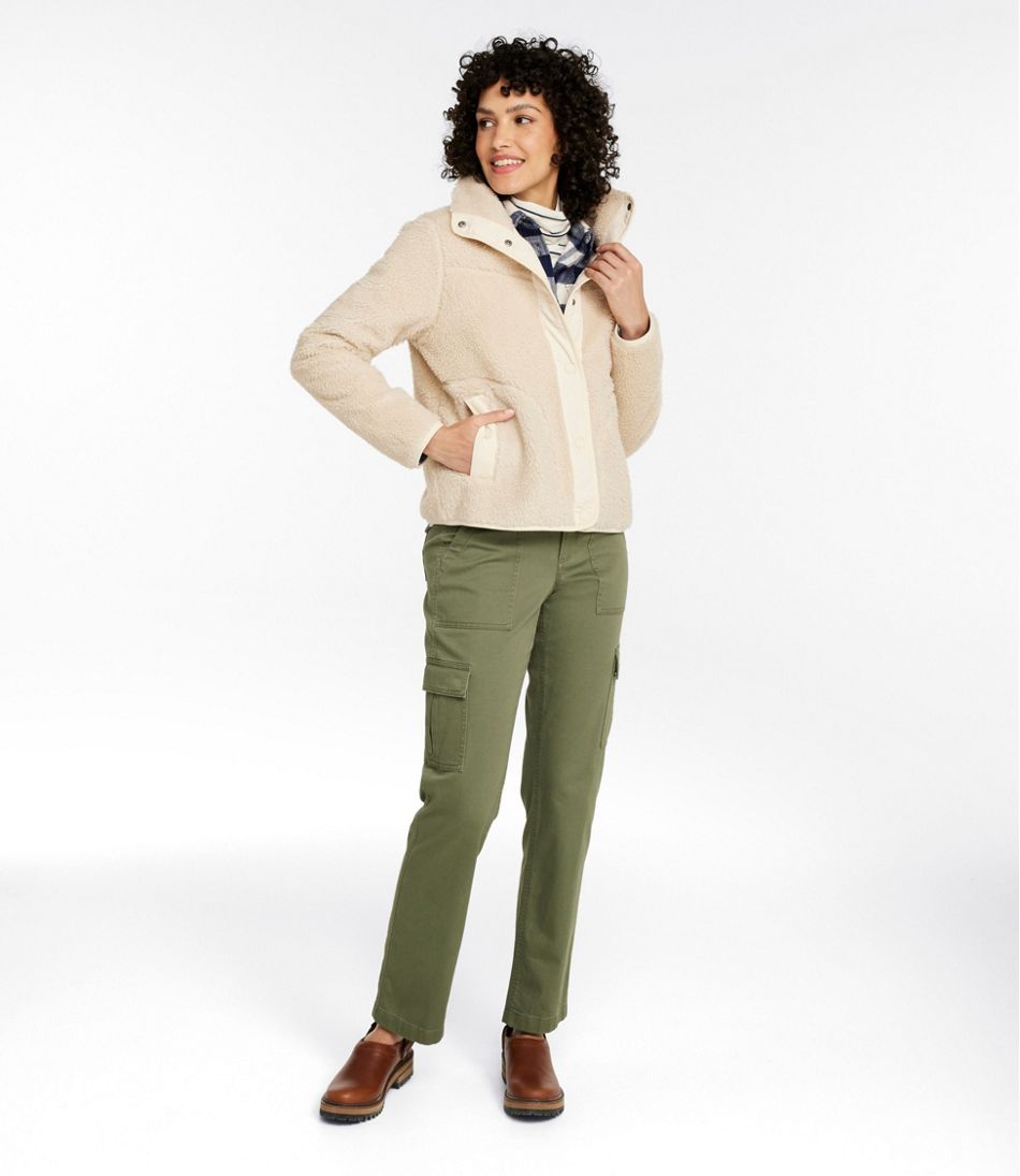 Women's Bean's Sherpa Fleece Jacket L.L.Bean Popular
