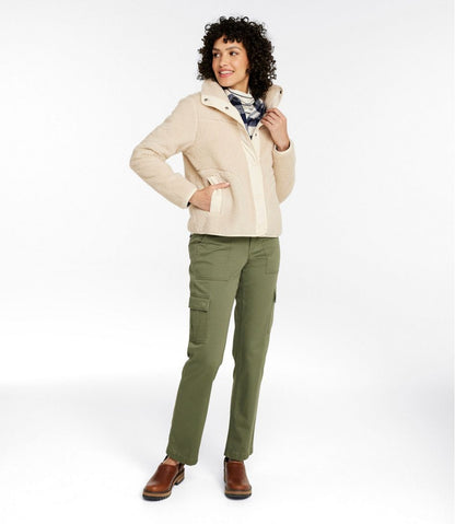 Women's Bean's Sherpa Fleece Jacket L.L.Bean Popular
