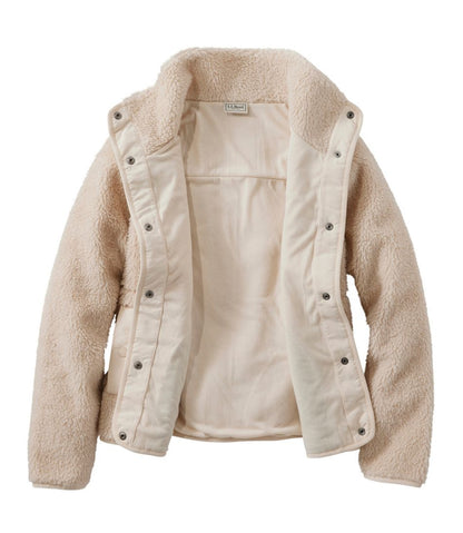 Women's Bean's Sherpa Fleece Jacket L.L.Bean Popular