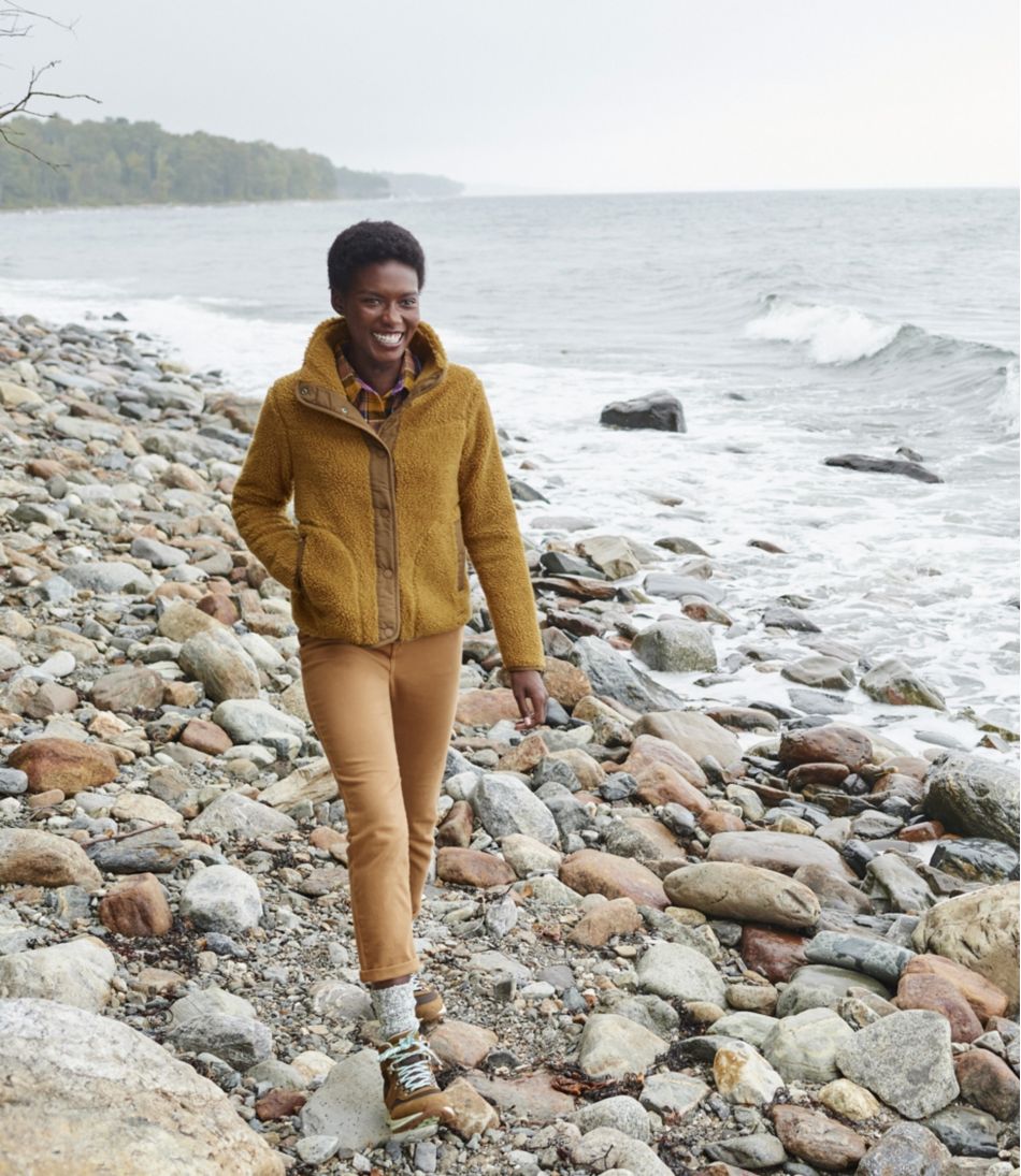 Women's Bean's Sherpa Fleece Jacket L.L.Bean Popular