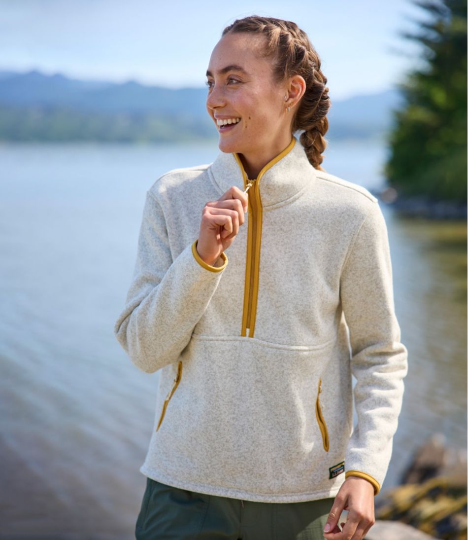Women's L.L.Bean Sweater Fleece Half-Zip Pullover L.L.Bean Best Seller