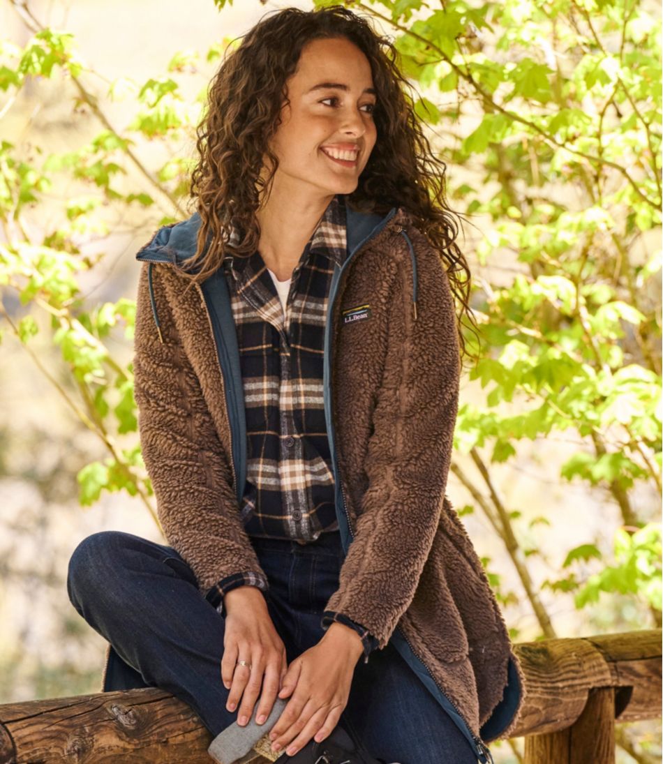 Women's Mountain Pile Fleece Coat L.L.Bean Recommended