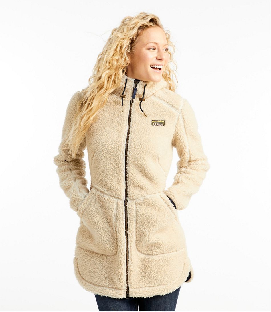 Women's Mountain Pile Fleece Coat L.L.Bean Recommended
