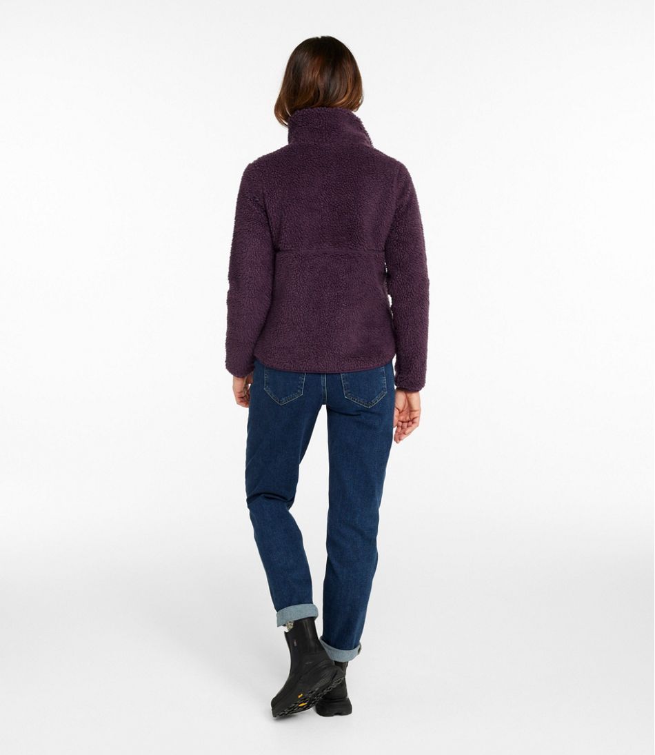 Women's Bean's Sherpa Fleece Pullover L.L.Bean Classic
