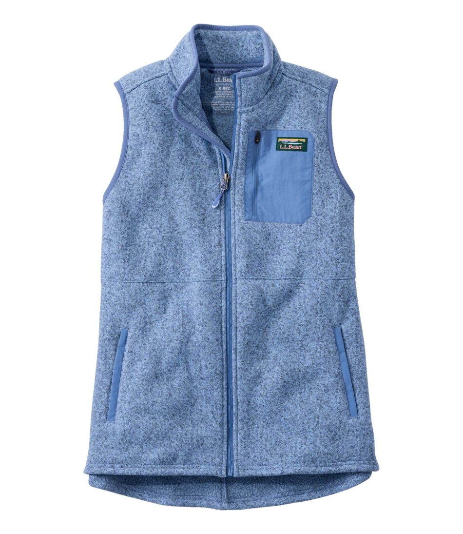 Women's L.L.Bean Sweater Fleece Long Vest L.L.Bean Value