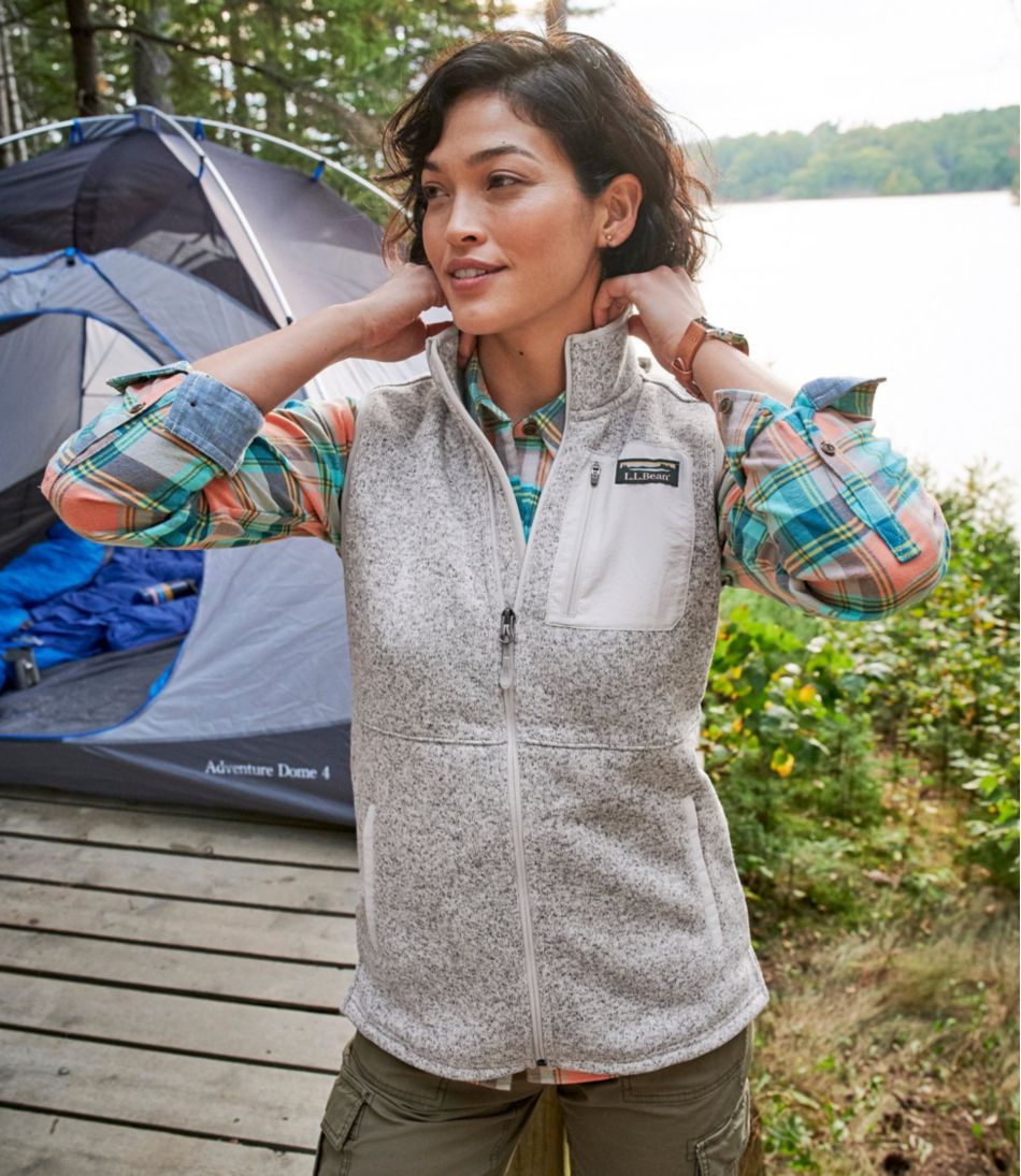 Women's L.L.Bean Sweater Fleece Long Vest L.L.Bean Value