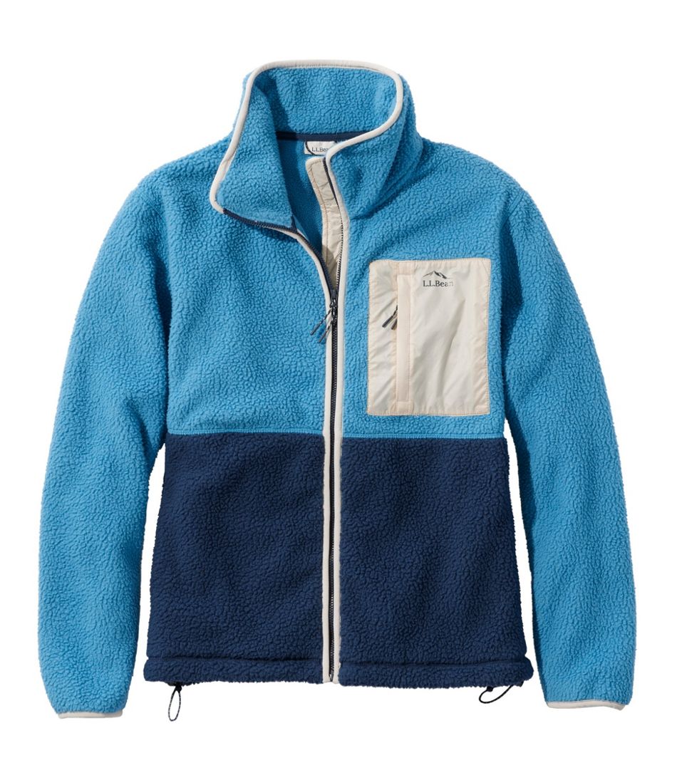 Women's Mountainside Fleece Jacket, Colorblock L.L.Bean New