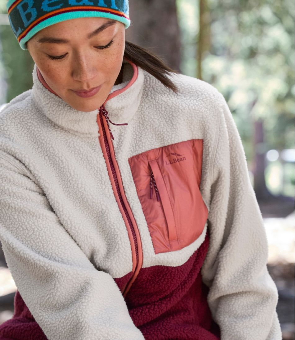 Women's Mountainside Fleece Jacket, Colorblock L.L.Bean New