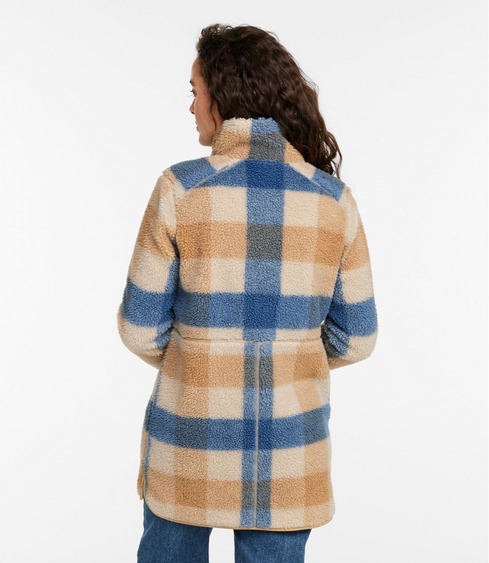 Women's Bean's Sherpa Fleece Coat, Print L.L.Bean Featured