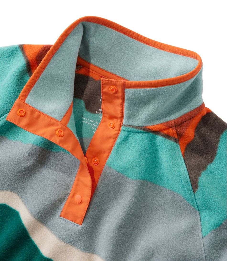 Women's All Season Access Fleece Pullover, Print L.L.Bean Popular