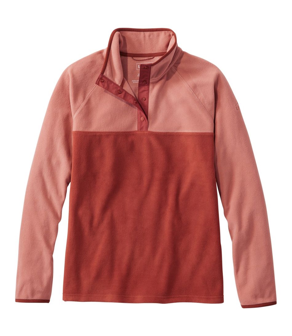 Women's All Season Access Fleece Pullover, Colorblock L.L.Bean Trending