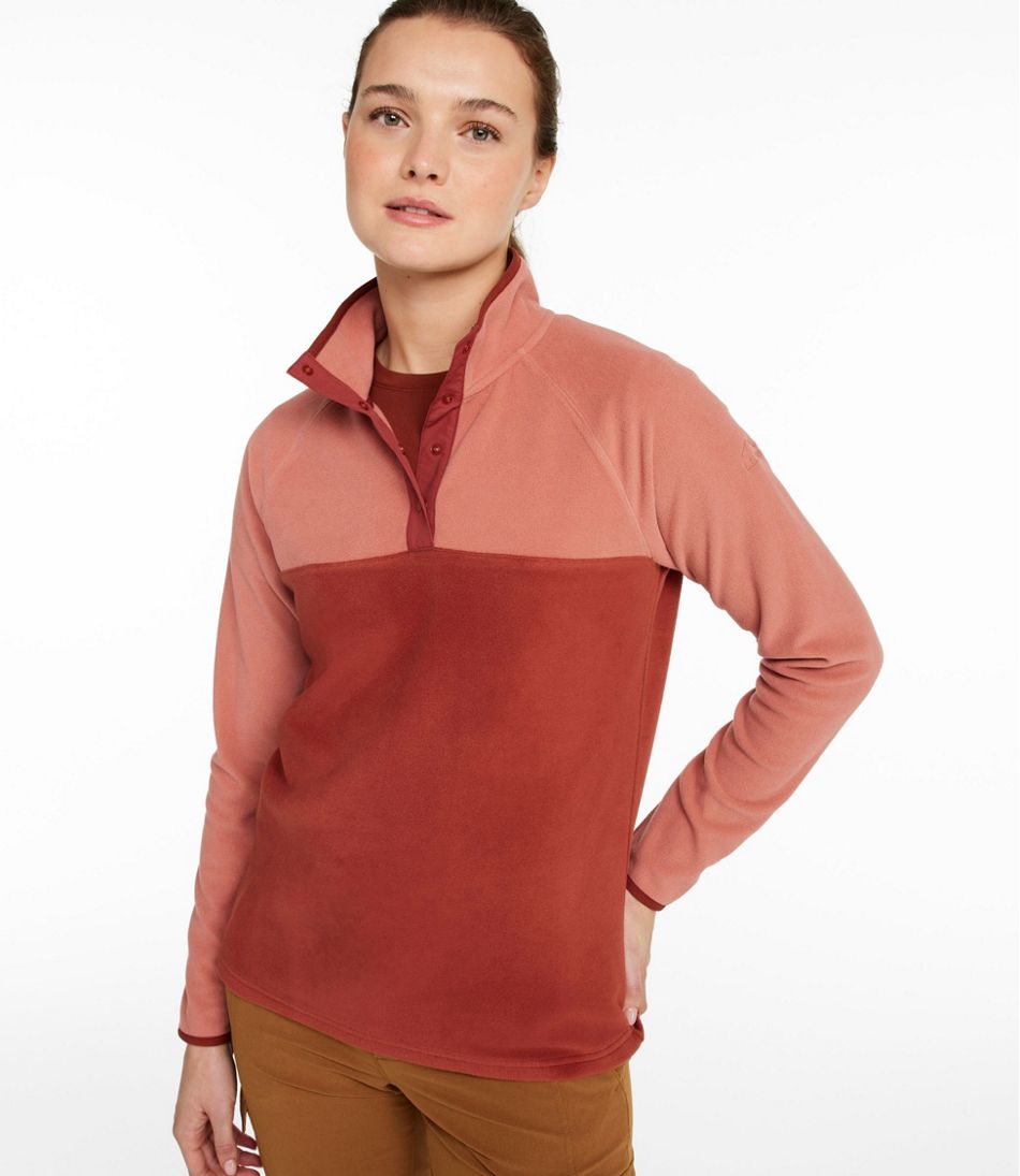 Women's All Season Access Fleece Pullover, Colorblock L.L.Bean Trending