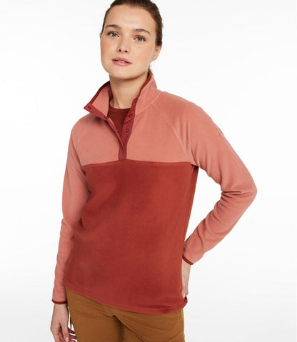 Women's All Season Access Fleece Pullover, Colorblock L.L.Bean Trending