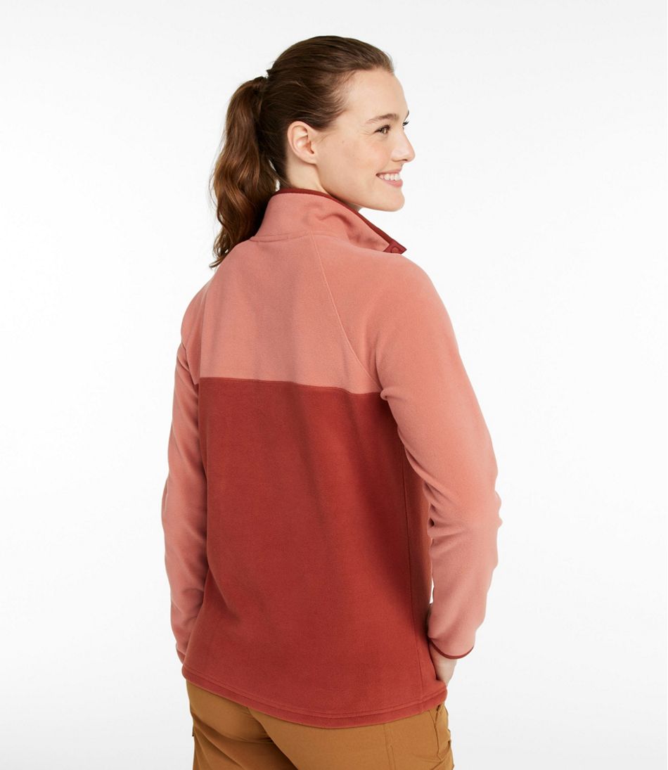 Women's All Season Access Fleece Pullover, Colorblock L.L.Bean Trending