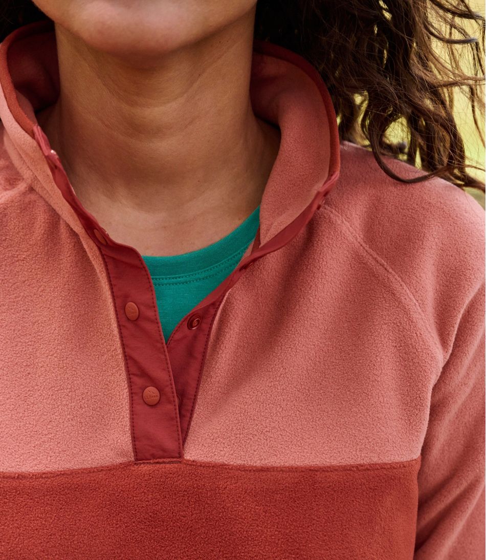 Women's All Season Access Fleece Pullover, Colorblock L.L.Bean Trending